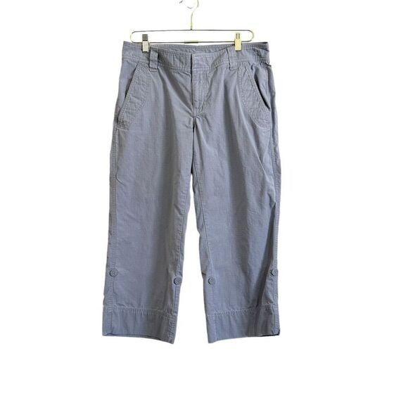 The North Face Cropped Convertible Button Hem Hiking Pants Women's 10 Grey AU4Q - Picture 1 of 10